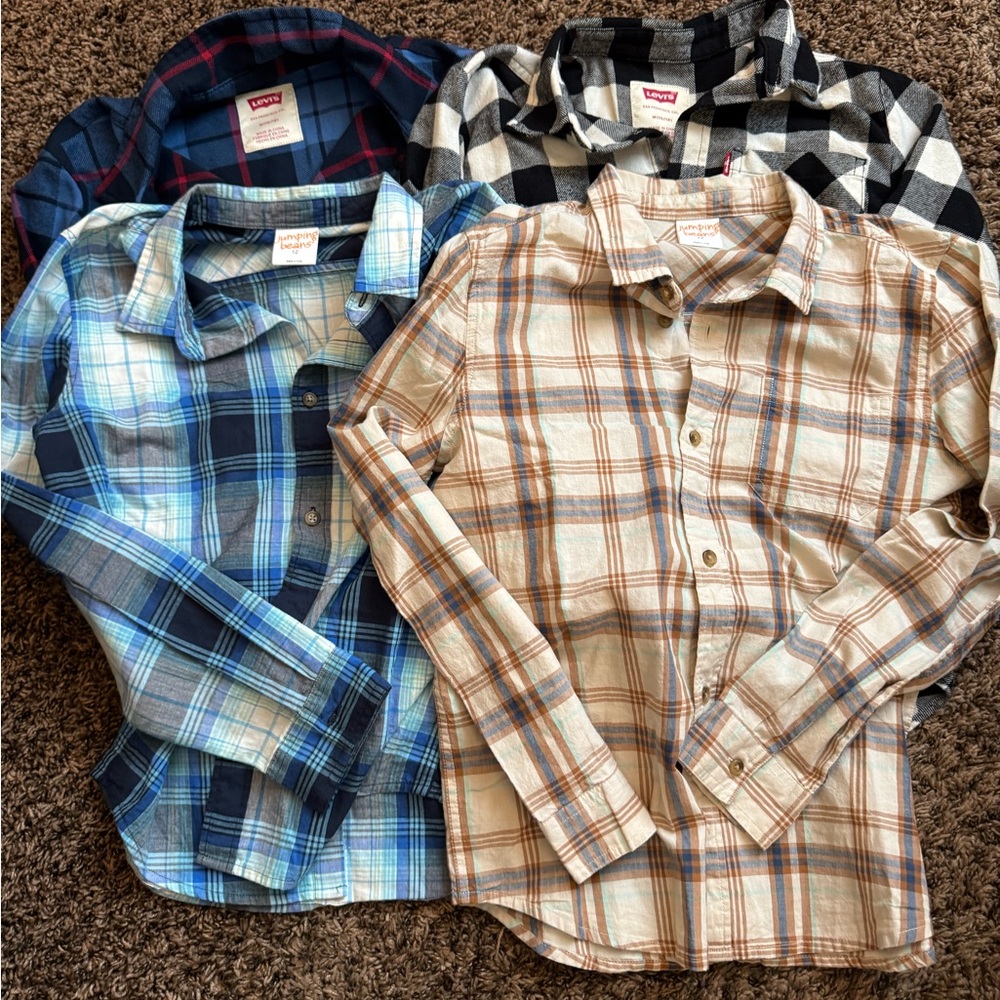 Jumping Beans & Levi's Plaid and Checkered Shirts Collection